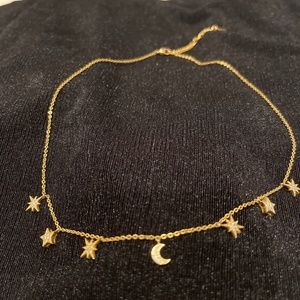 Gold Plated Celestial Necklace